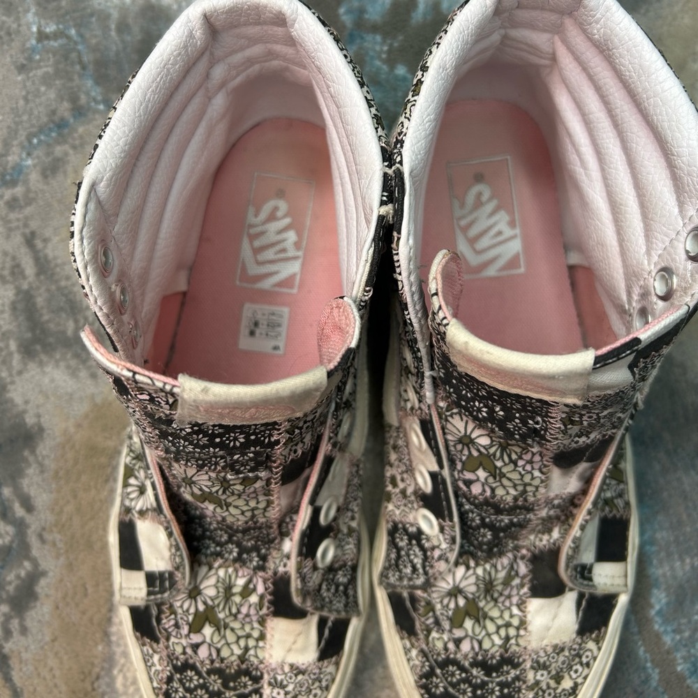Vans Sk8hi Patchwork Floral Multi Marshmallow Col… - image 8